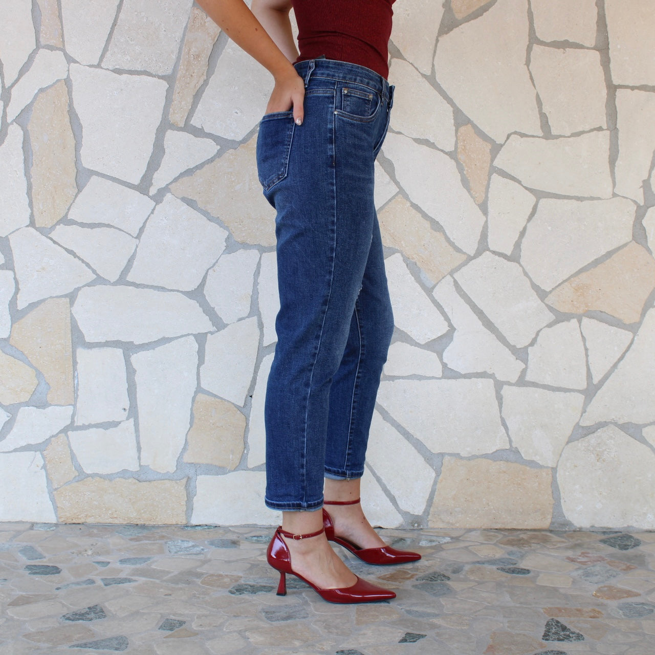 Jeans mom fit