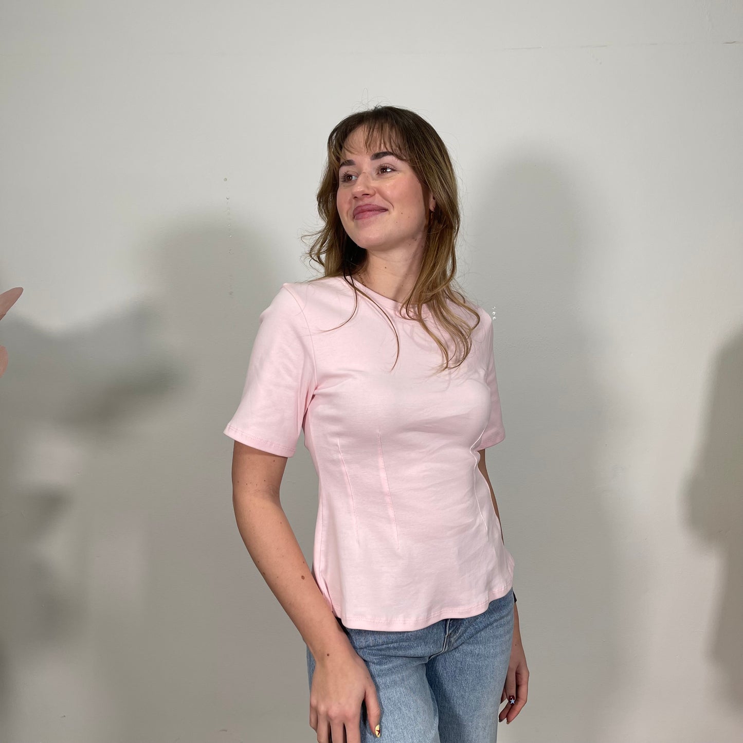 T-shirt sfiancata